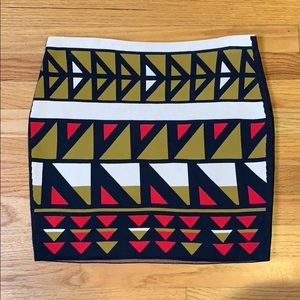 RACHEL RACHEL ROY Boho Geo Print Mini Skirt